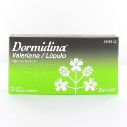 Dormidina valeriana/lúpulo 30 cápsulas | Farmacia Tuset