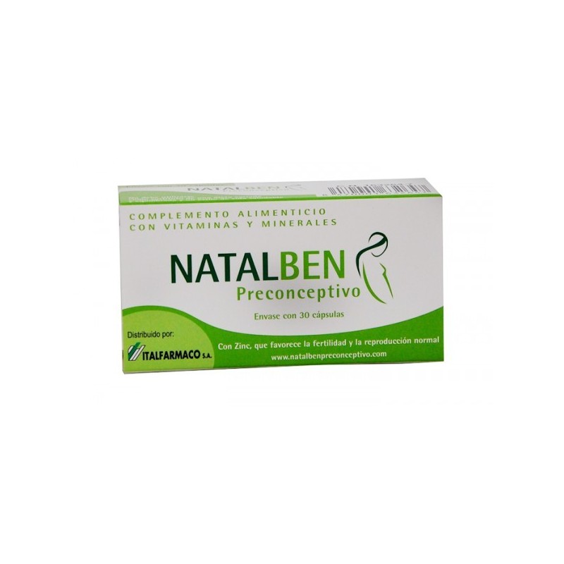 NATALBEN PRECONCEPTIVO 30 CAPSULAS