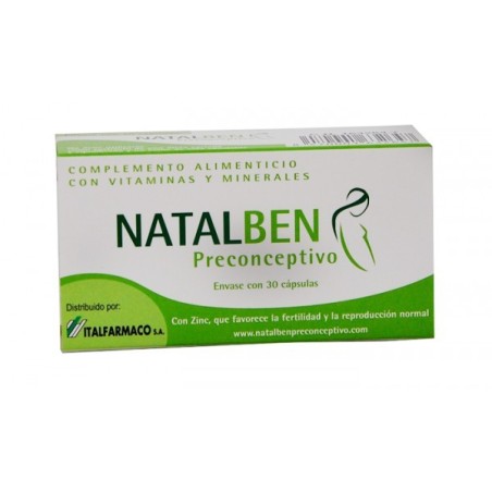 NATALBEN PRECONCEPTIVO 30 CAPSULAS