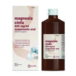 Magnesia Cinfa 200MG | Jarabe de magnesio para el estreñimiento