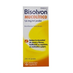 Bisolvon mucolítico jarabe 200ml | Farmacia Tuset