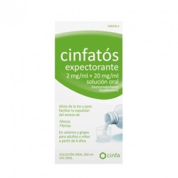 Cinfatós expectorante solucion oral 200ml | Farmacia Tuset