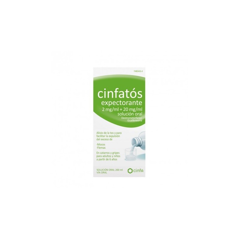 Cinfatós expectorante solucion oral 200ml | Farmacia Tuset