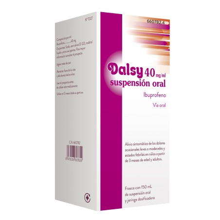 Dalsy 40mg/ml suspensión 150ml | Farmacia Tuset