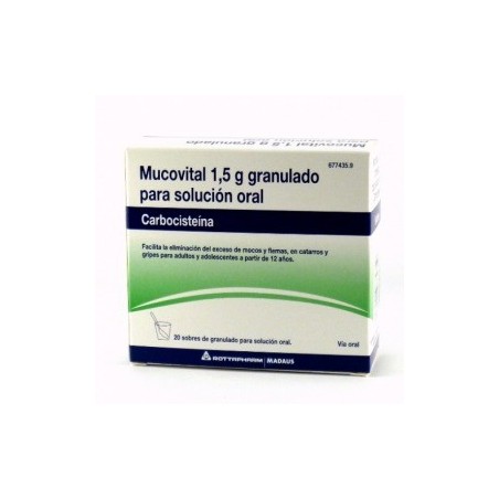 sobres para la mucosidad.