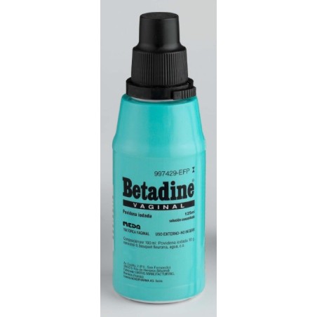 Betadine vaginal 10% solución tópica 125ml | Farmacia Tuset