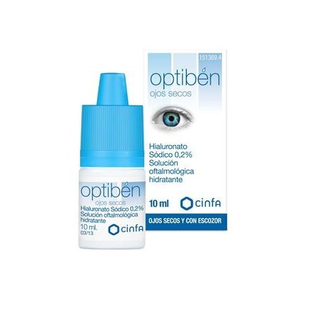 Optiben ojos secos frasco 10ml | Farmacia Tuset