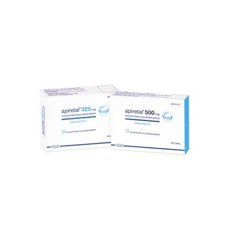 Apiretal 325mg 24 comprimidos bucodispersables| Farmacia Tuset