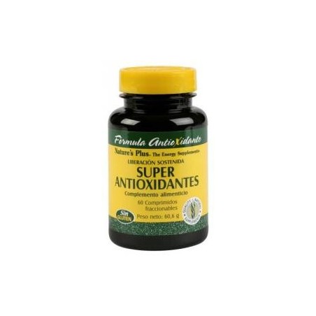 NATURES PLUS SUPER ANTIOXIDANTES 60COMPRIMIDOS.