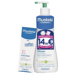 MUSTELA PROMOCION BABYGEL 750ML+ HYDRABEBE CARA