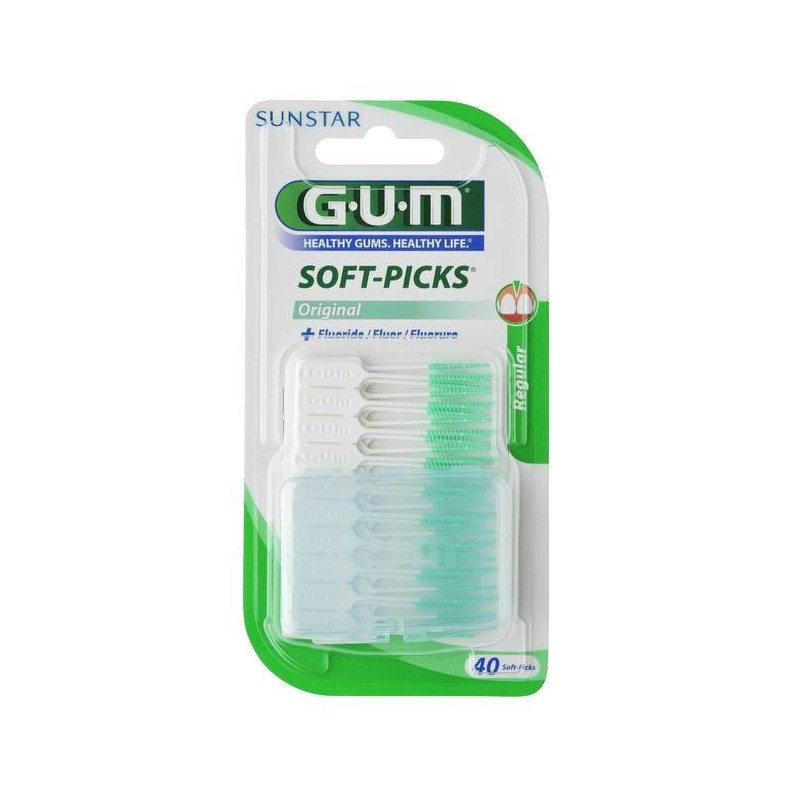 GUM SOFT PICKS INTERDENTAL REGULAR 40 UNIDADES.