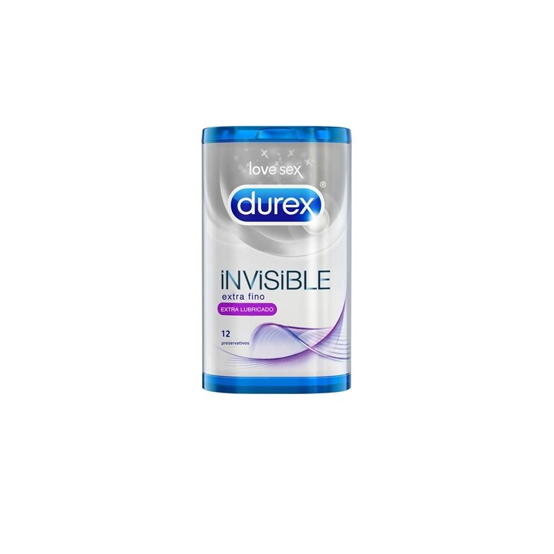 Durex Invisible Extra Lubricado 12ud | Farmacia Tuset