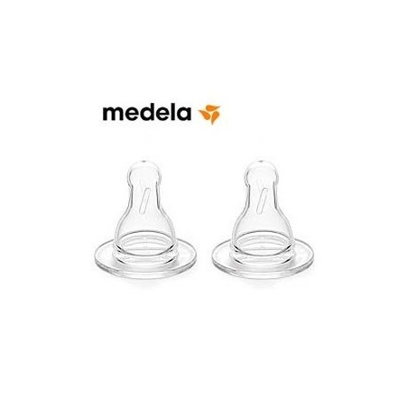 MEDELA TETINA FLUJO LENTO TALLA S 0-3 MESES.