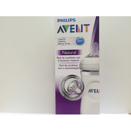 AVENT BIBERON NATURAL 3M+  330 ML SCF696/17.