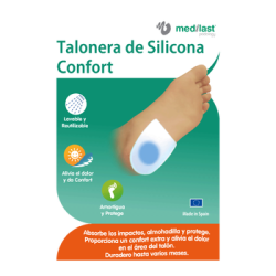 TALONERA DE SILICONA CONFORT MEDILAST TALLA MEDI