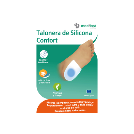 TALONERA DE SILICONA CONFORT MEDILAST TALLA MEDI