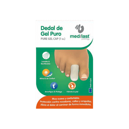 DEDAL GEL PURO  MEDILAST TALLA PEQUEÑA 1UNIDAD.