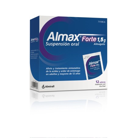 Almax Forte 1,5G 12 sobres suspension | Farmacia Tuset