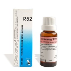 Compra R52 VOMISAN de DR. RECKEWEG, homeopatía para nauseas y vómitos