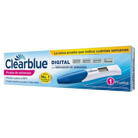 Clearblue Digital Test de Embarazo con Indicador de Semanas | Farmacia Tuset