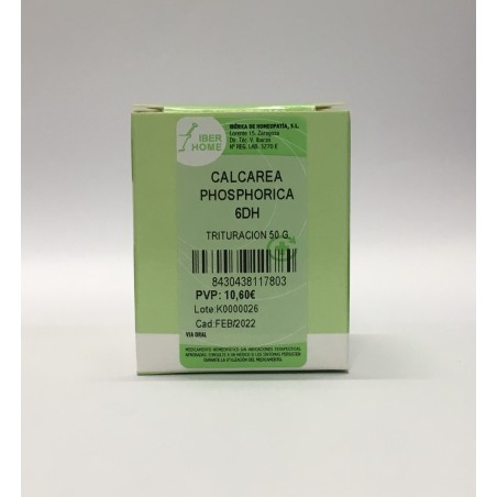 Calcarea Phosphorica 6DH Trituración 50gr.Iberhome | Farmacia Tuset