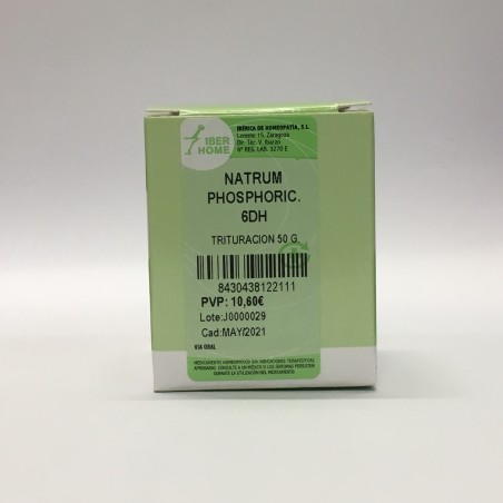 Natrum Phosphoricum 6DH trituración 50gr. Iberhome | Farmacia Tuset