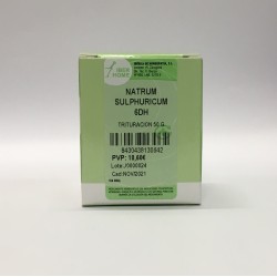 Natrum Sulphuricum 6DH trituración 50gr. Iberhome | Farmacia Tuset