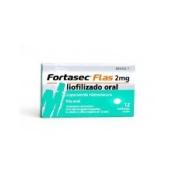 Fortasec Flas 2mg 12 liofilizados orales | Farmacia Tuset