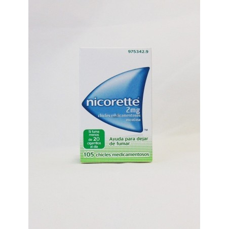 Nicorette 2 mg (105 chicles) | Farmacia Tuset