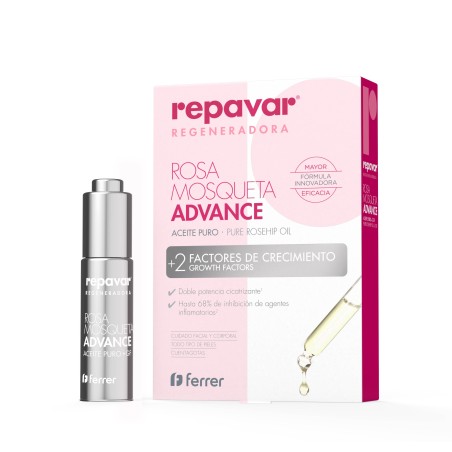 Repavar Regeneradora Rosa Mosqueta Advance Aceite Puro (15 ml) | Farmacia Tuset