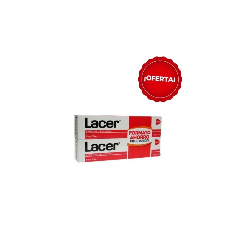 Compra LACER PASTA DENTAL 125 G + 125 G DUPLO a un precio estupendo