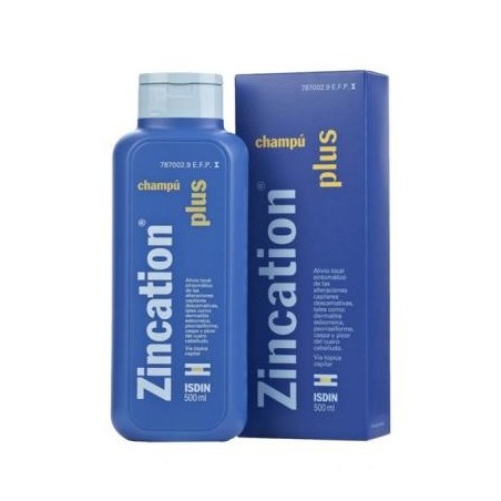 Zincation Plus Champú (500 ml) | Farmacia Tuset