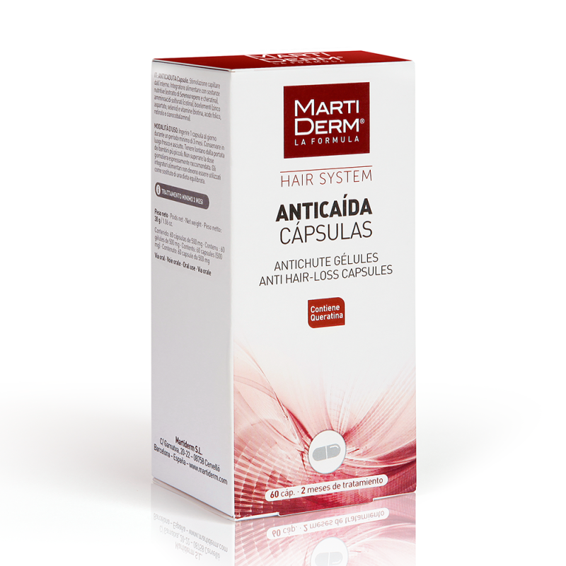 Martiderm Anticaída Oral (60 cápsulas) | Farmacia Tuset