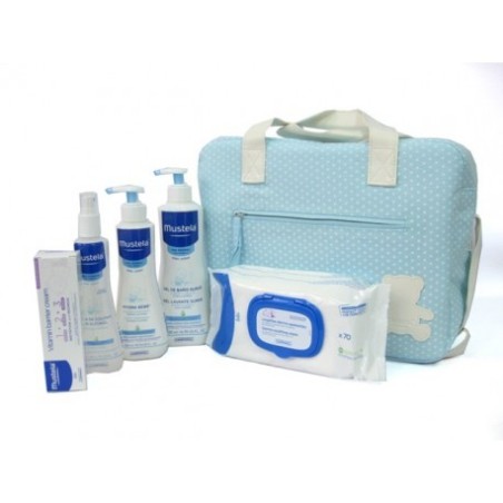 Mustela Bolsa Mis Primeros Productos Azul | Farmacia Tuset