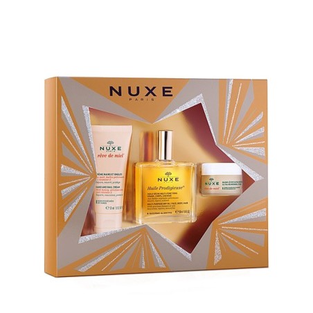 PRECIO ESPECIAL: NUXE PACK BEST SELLERS Aceite + Crema Manos + Bálsamo