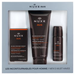 PRECIO ESPECIAL: NUXE MEN COFRE gel ducha, gel hidratante, gel afeitar