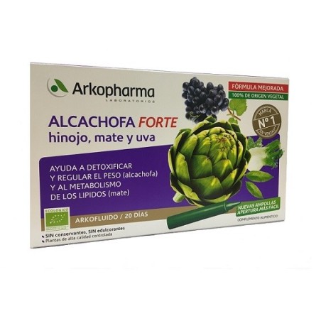 Alcachofa Forte 20 Ampollas Arkopharma | Farmacia Tuset