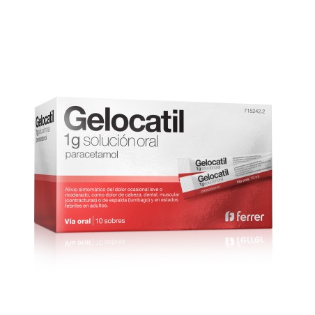 Gelocatil 1 gramo 10 sobres | Farmacia Tuset