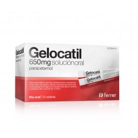 Gelocatil 650 mg 12 sobres | Farmacia Tuset