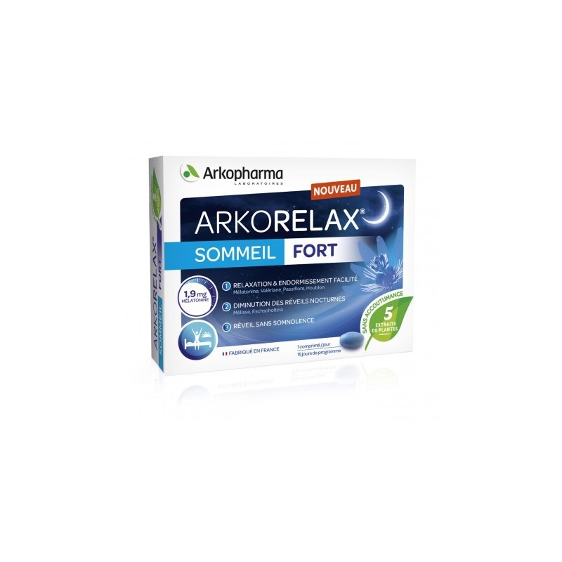 Arkorelax Sueño Forte 30 comp. Arkopharma | Farmacia Tuset