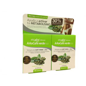 Arkopharma Arkocafé Verde 800 (Pack 2x30 cáps.) | Farmacia Tuset
