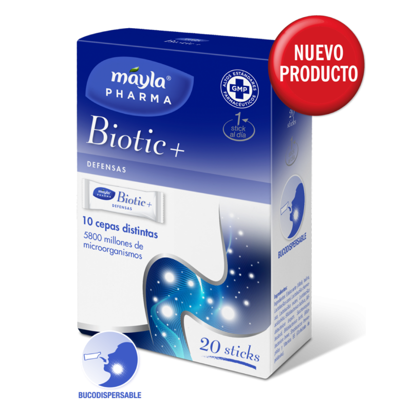 Mayla Pharma Biotic+ (20 sticks) | Farmacia Tuset