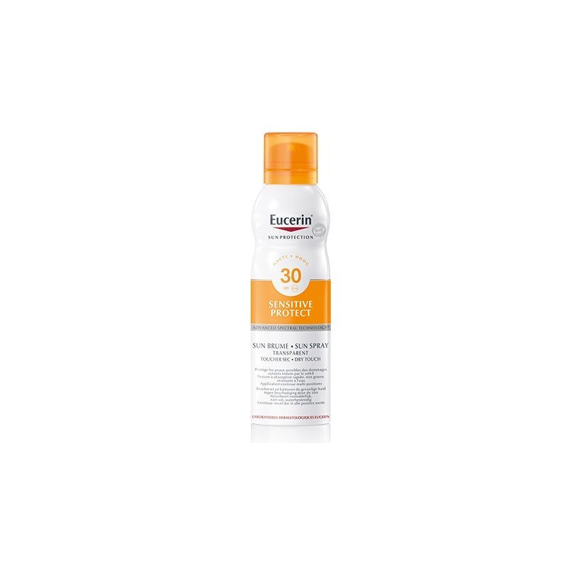 Eucerin Sun Spray Transparent Dry Touch FPS 30 | Farmacia Tuset