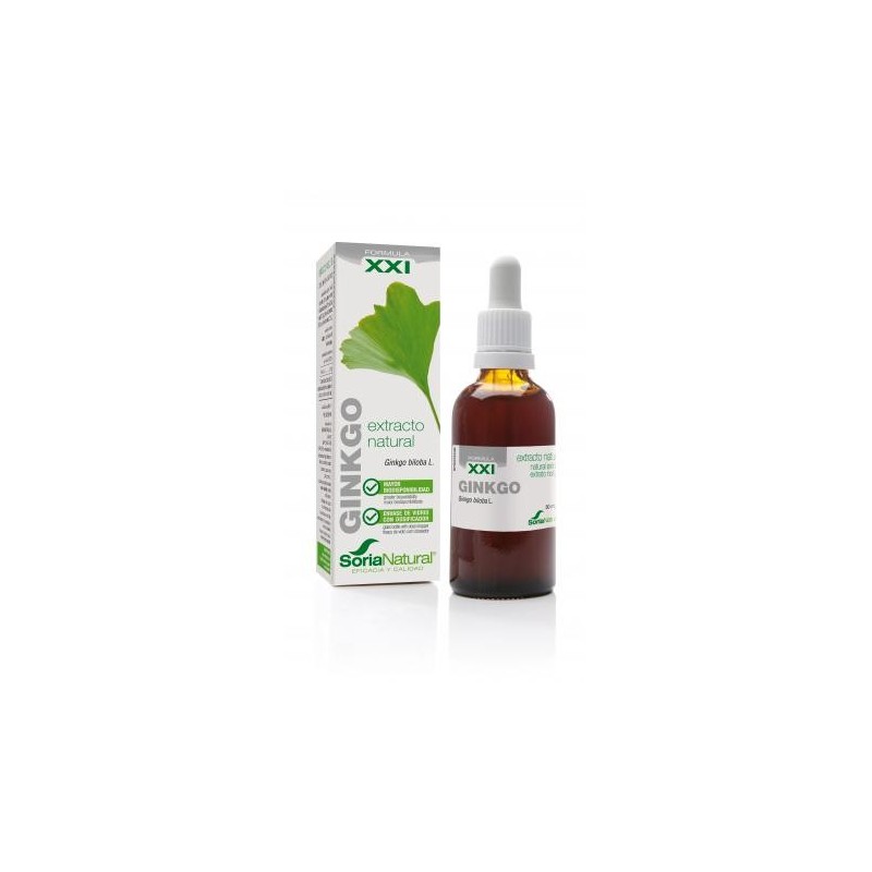 Soria Natural Ginkgo Biloba Extracto s. XXI | Farmacia Tuset