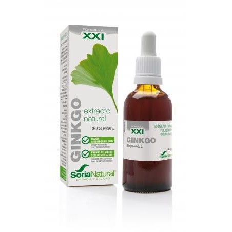 Soria Natural Ginkgo Biloba Extracto s. XXI | Farmacia Tuset