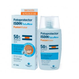 Isdin Pediatrics Fotoprotector Fusion Water FPS 50 (50 ml) | Farmacia Tuset