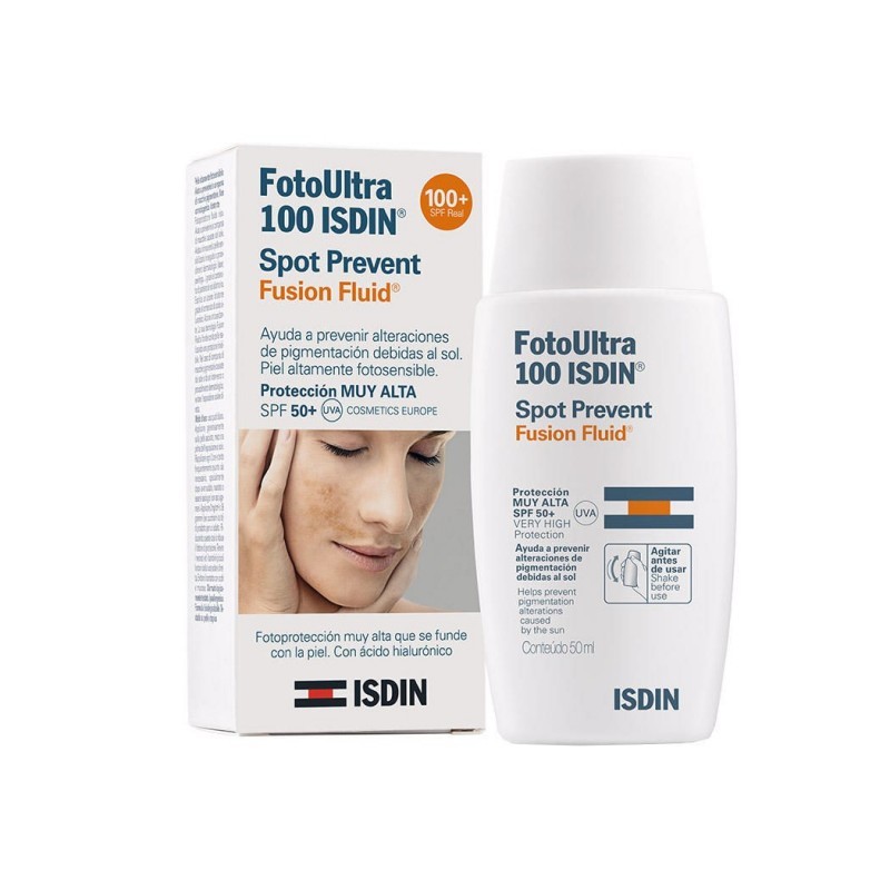 Isdin Fotoultra 100 Spot Prevent Fusion Fluid FPS 100 | Farmacia Tuset