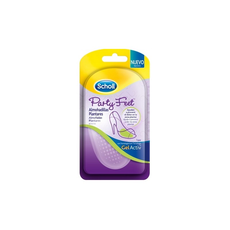 DR SCHOLL PARTY FEET ALMOHADILLAS PLANTARES 1 PAR| Farmacia Tuset