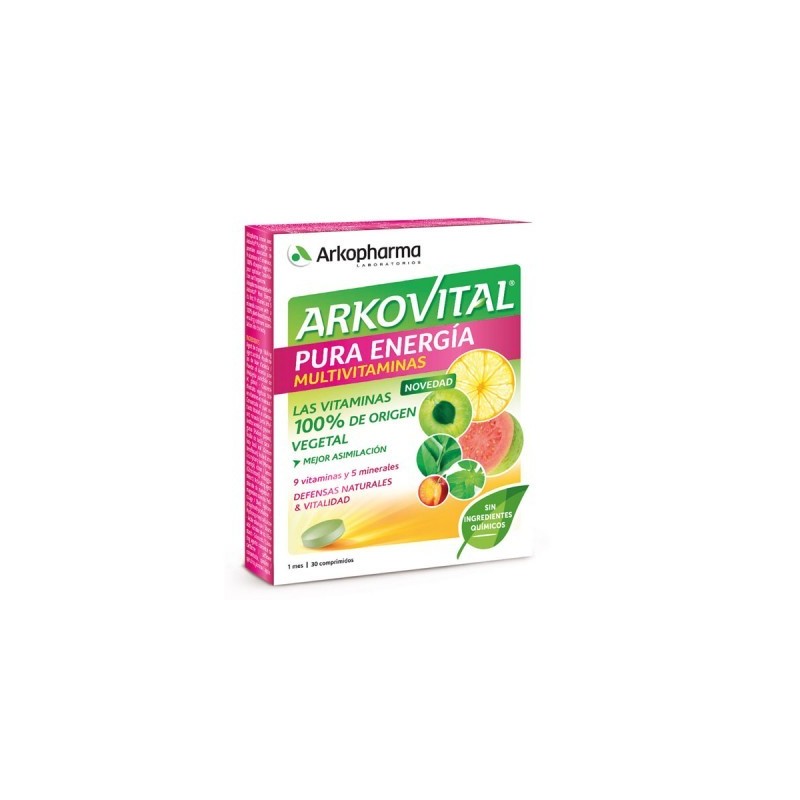 Arkopharma Arkovital Pura Energía (30 comp) | Farmacia Tuset