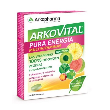 Arkopharma Arkovital Pura Energía (30 comp) | Farmacia Tuset